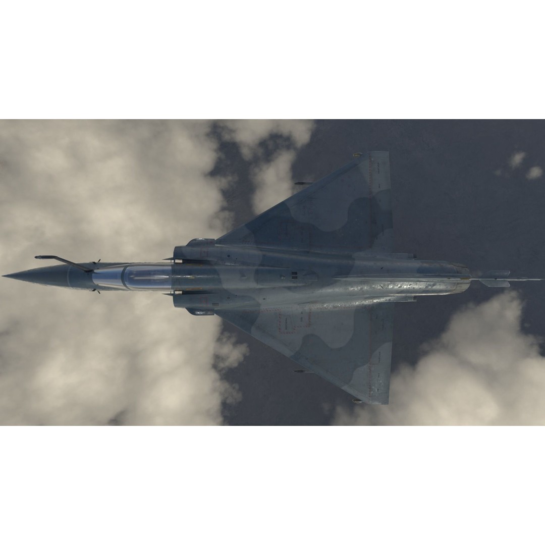 Dassault Mirage 2000 3D Model – High Poly Jet Fighter, FBX