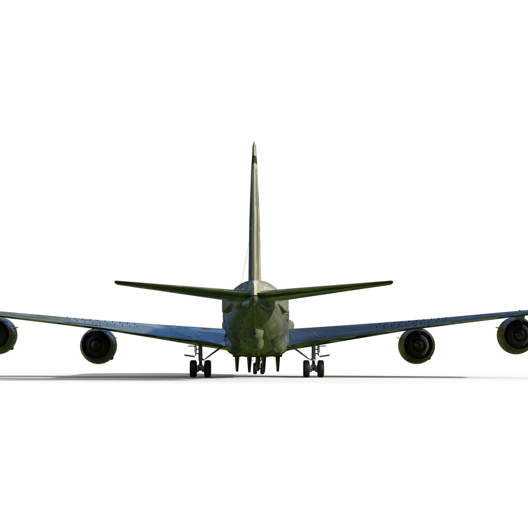 RC-135S Cobra Ball 3D Model – Military Aircraft, FBX, PBR Textures - View 13