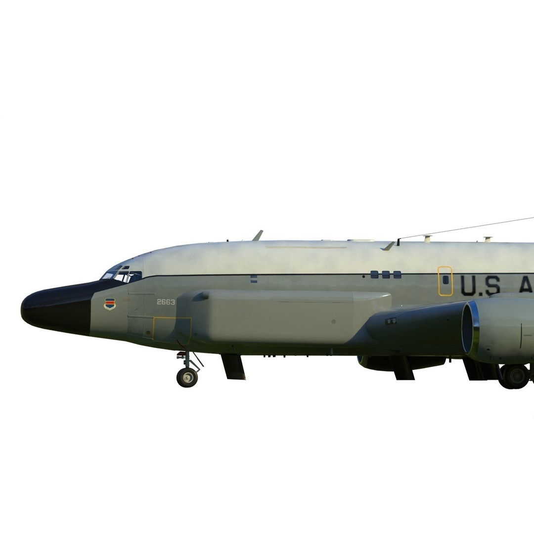 RC-135S Cobra Ball 3D Model – Military Aircraft, FBX, PBR Textures - View 18