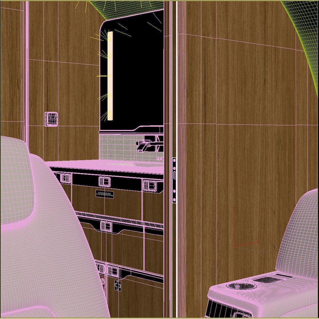 Business Jet Interior 3D Model – High-Quality Textured Scene, FBX, OBJ - View 14