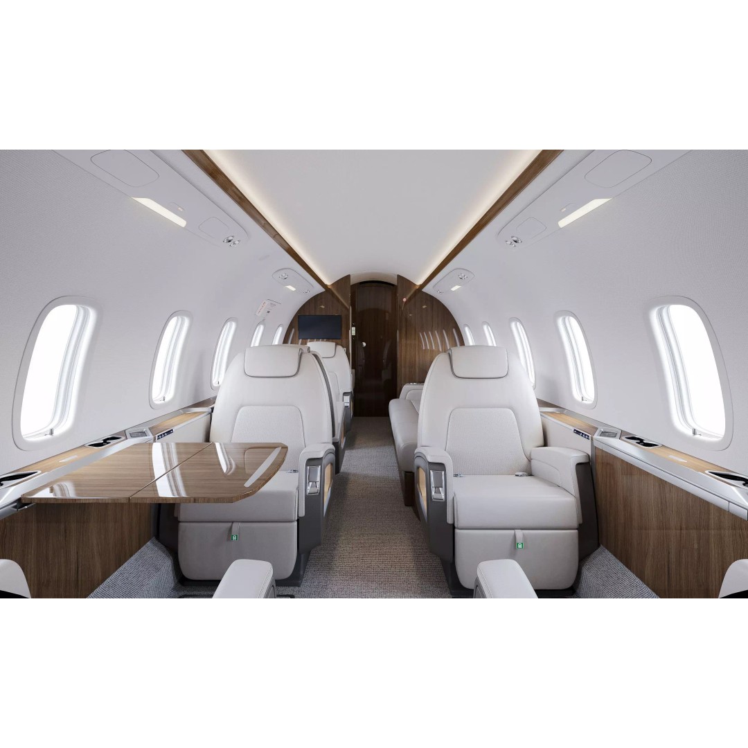 Business Jet Interior 3D Model – High-Quality Textured Scene, FBX, OBJ - View 2