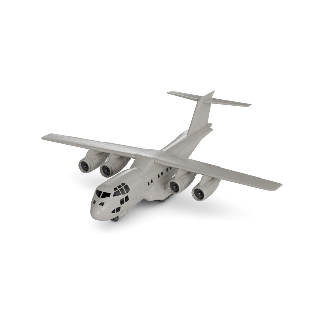 Cargo Aircraft 3D Model – High Poly Game Asset, FBX, OBJ