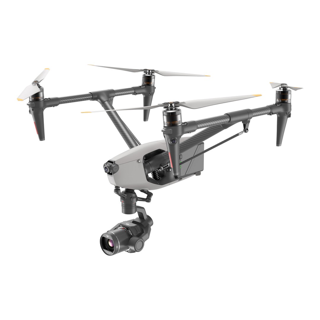 DJI Inspire 3 Drone 3D Model – High-Detail PBR Asset, FBX, OBJ - View 10