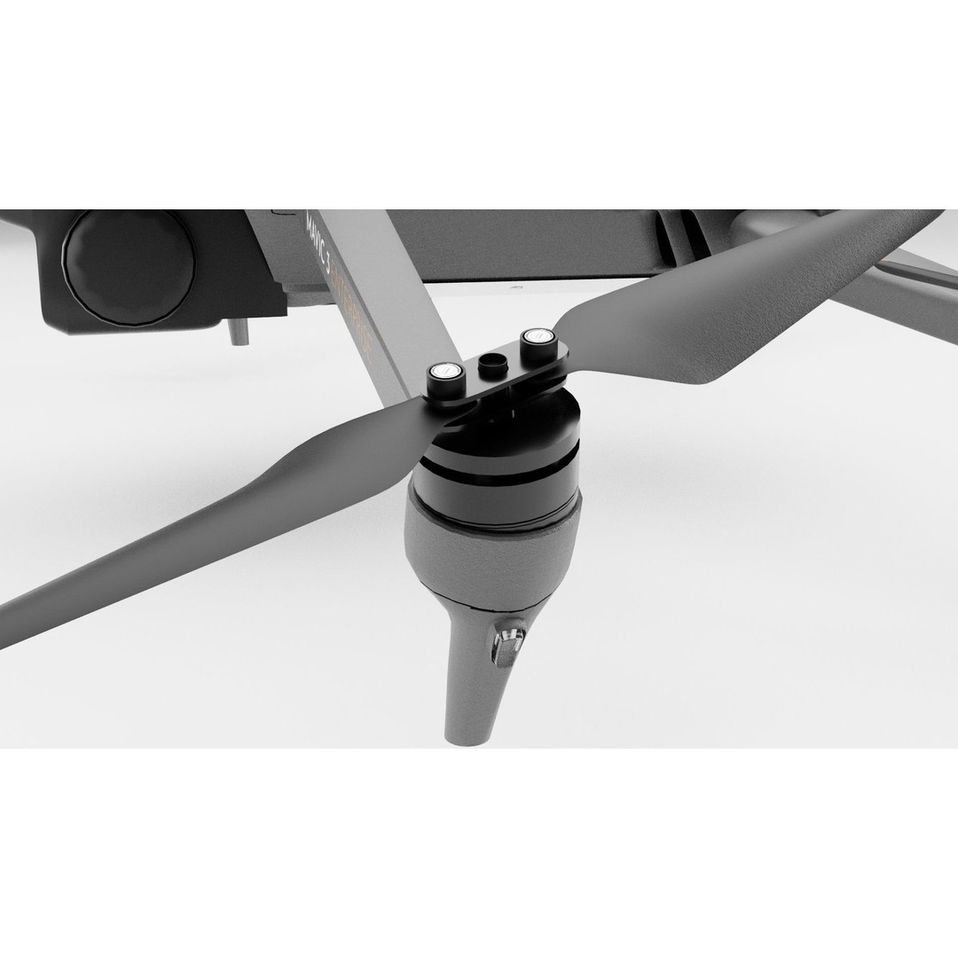 Dji Mavic 3 Enterprise 3D Model – High Poly Drone Asset, FBX, PBR - View 12