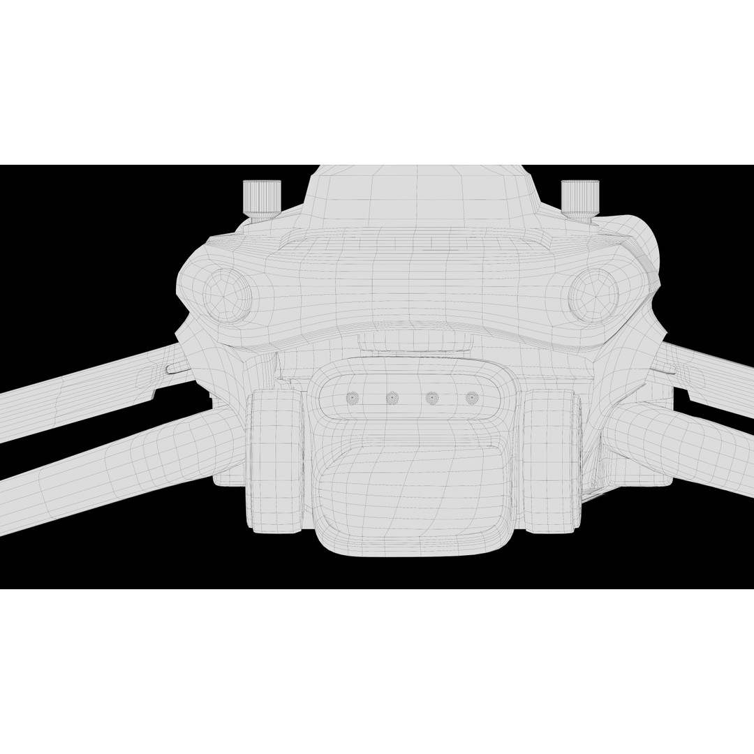 Dji Mavic 3 Enterprise 3D Model – High Poly Drone Asset, FBX, PBR - View 19