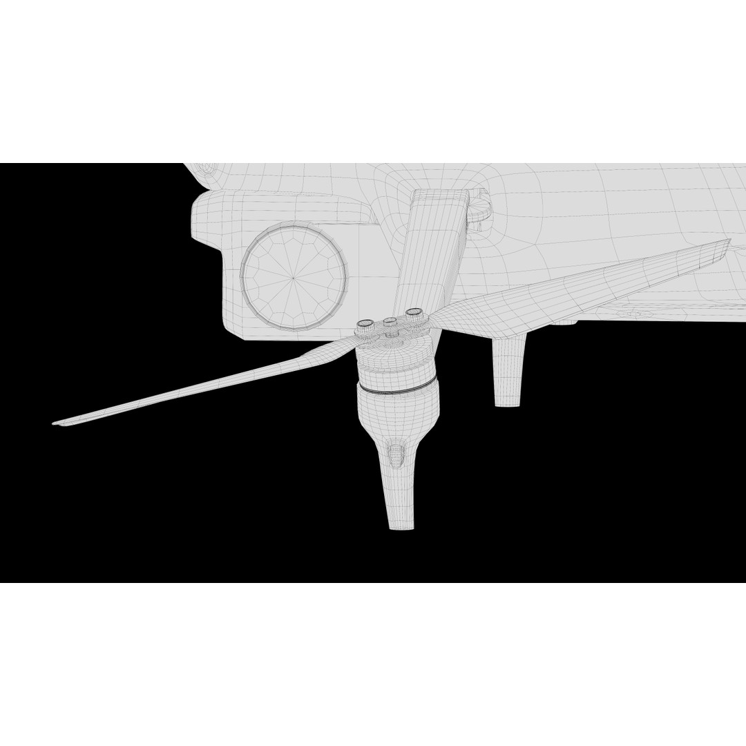 Dji Mavic 3 Enterprise 3D Model – High Poly Drone Asset, FBX, PBR - View 20