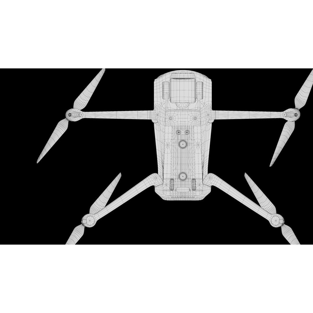 Dji Mavic 3 Enterprise 3D Model – High Poly Drone Asset, FBX, PBR - View 23