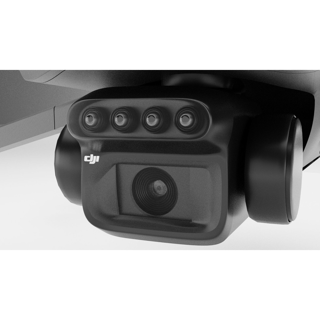 Dji Mavic 3 Enterprise 3D Model – High Poly Drone Asset, FBX, PBR - View 3