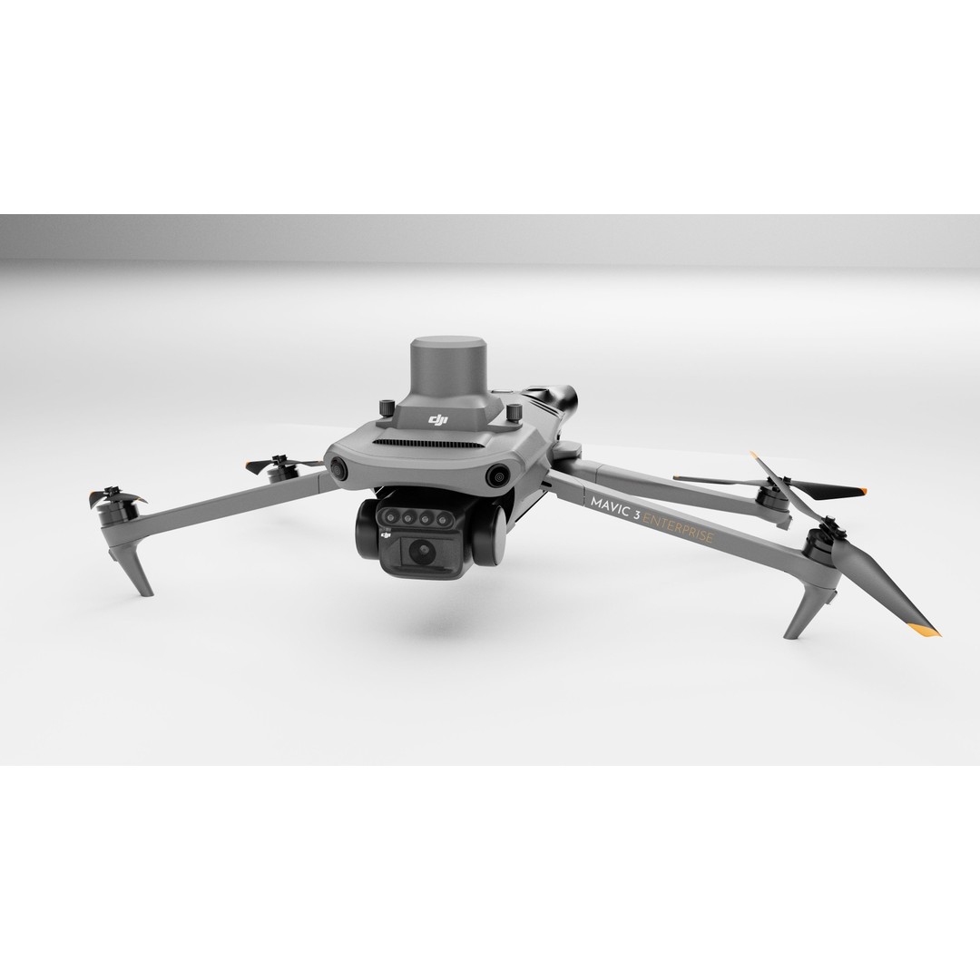 Dji Mavic 3 Enterprise 3D Model – High Poly Drone Asset, FBX, PBR - View 4