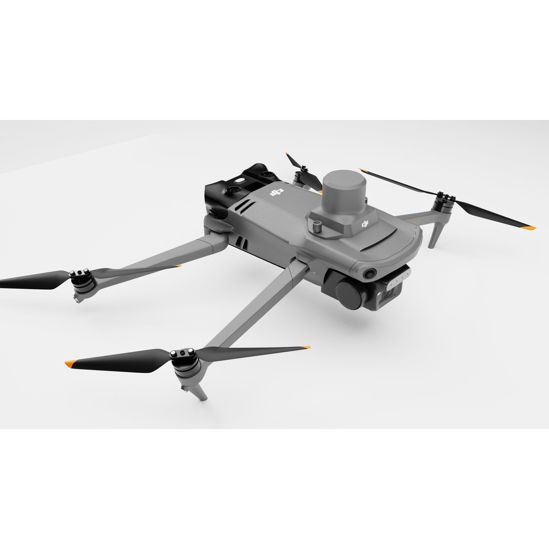 Dji Mavic 3 Enterprise 3D Model – High Poly Drone Asset, FBX, PBR - View 5