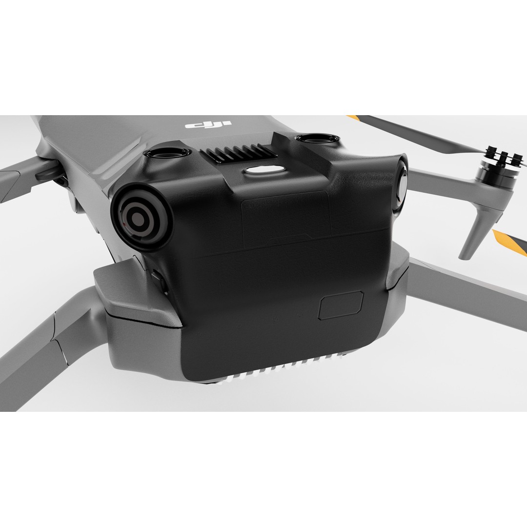 Dji Mavic 3 Enterprise 3D Model – High Poly Drone Asset, FBX, PBR - View 7