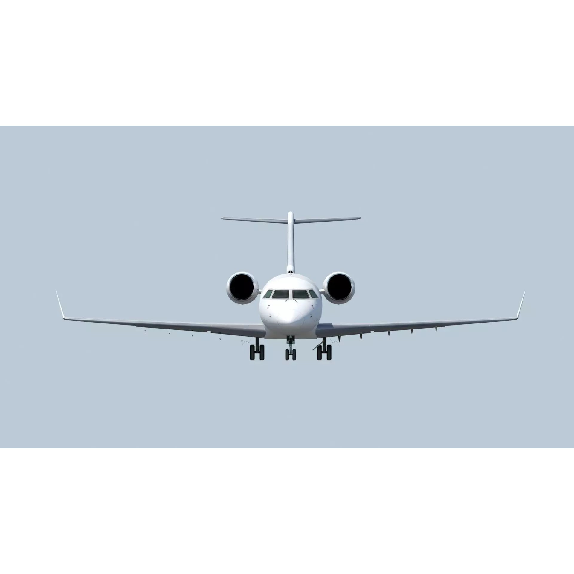 CRJ-200 Regional Jet - Low-Poly Static 3D Model - View 13