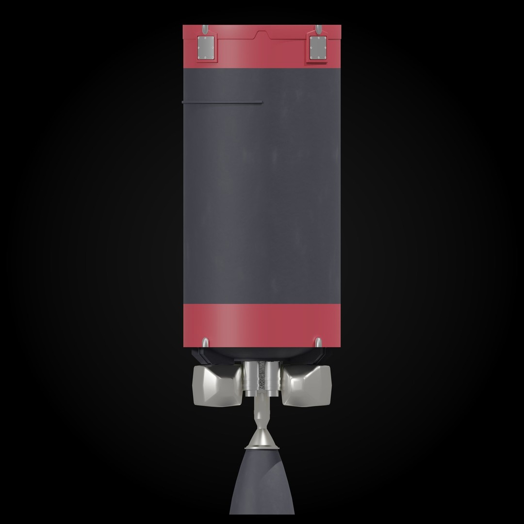 Rocket Lab Electron 3D Model – High Poly Spacecraft, Blender & FBX - View 10