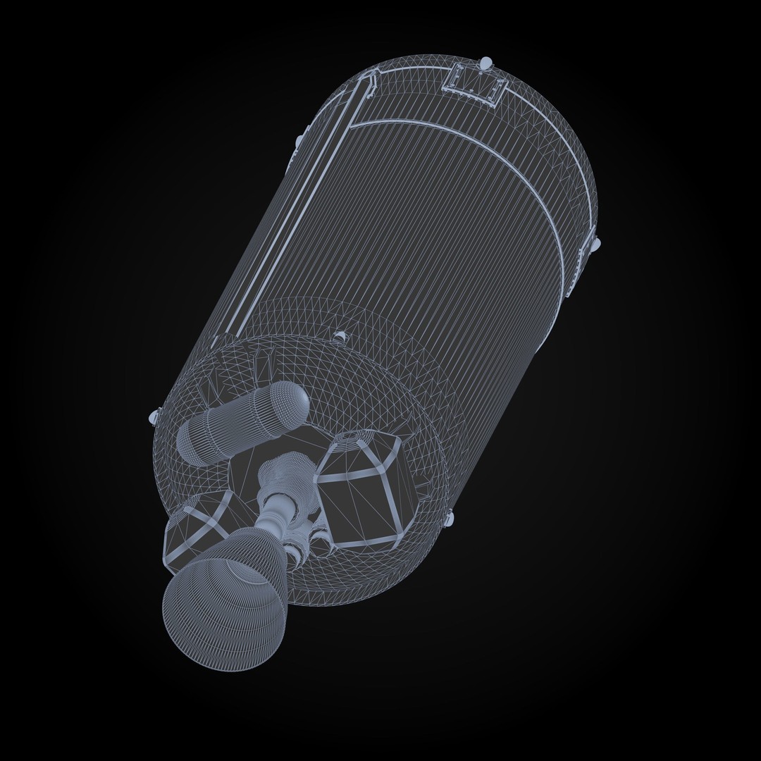 Rocket Lab Electron 3D Model – High Poly Spacecraft, Blender & FBX - View 16