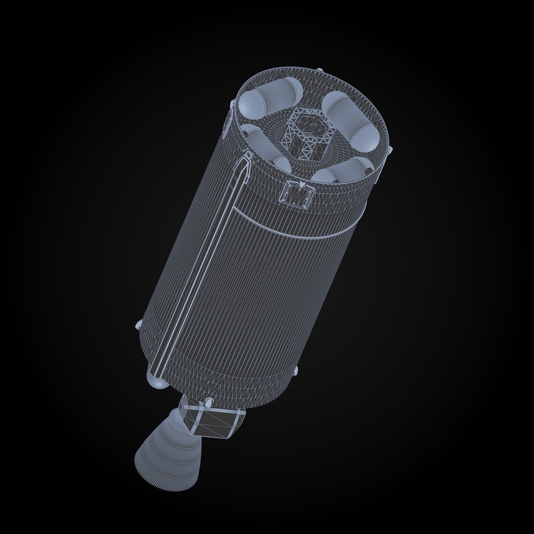 Rocket Lab Electron 3D Model – High Poly Spacecraft, Blender & FBX - View 26