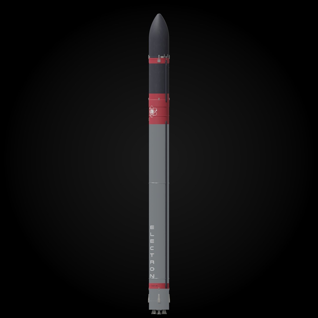Rocket Lab Electron 3D Model – High Poly Spacecraft, Blender & FBX - View 4