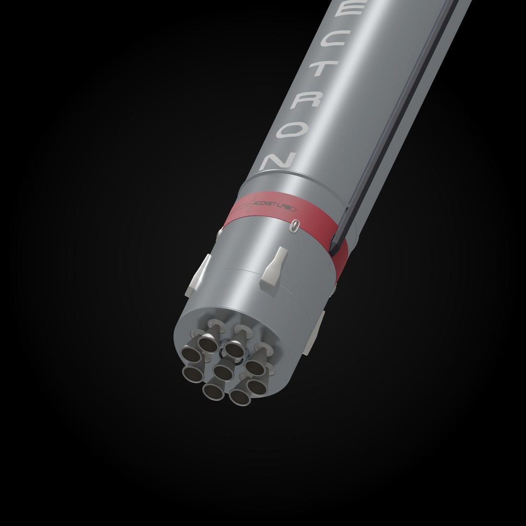 Rocket Lab Electron 3D Model – High Poly Spacecraft, Blender & FBX - View 6