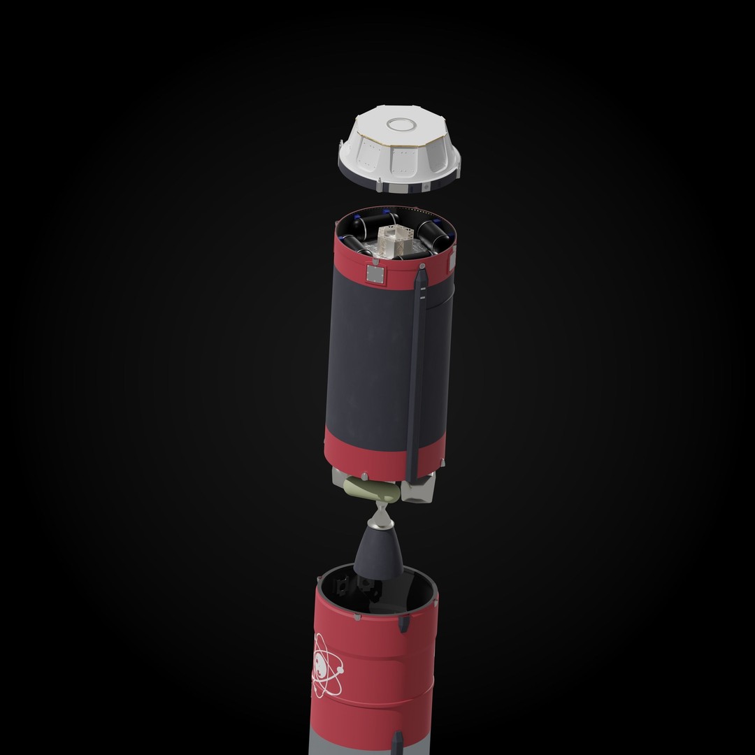 Rocket Lab Electron 3D Model – High Poly Spacecraft, Blender & FBX - View 7