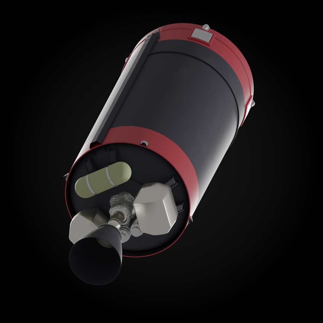 Rocket Lab Electron 3D Model – High Poly Spacecraft, Blender & FBX - View 9