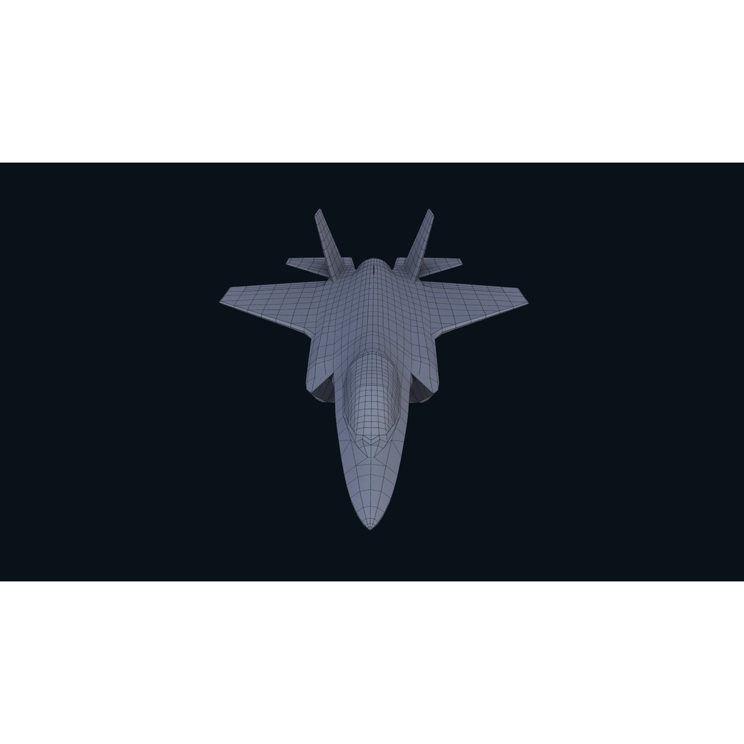 F-35 Lightning II 3D Model – Low Poly Game-Ready Aircraft, FBX - View 19