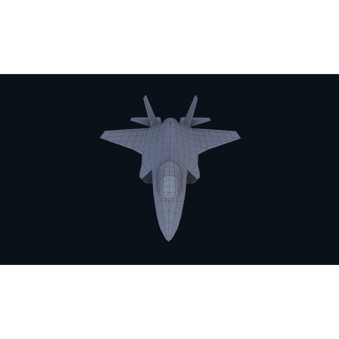 F-35 Lightning II 3D Model – Low Poly Game-Ready Aircraft, FBX - View 29