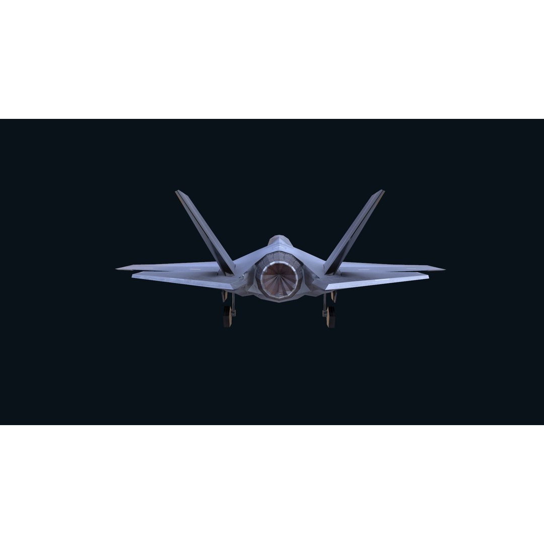 F-35 Lightning II 3D Model – Low Poly Game-Ready Aircraft, FBX - View 46