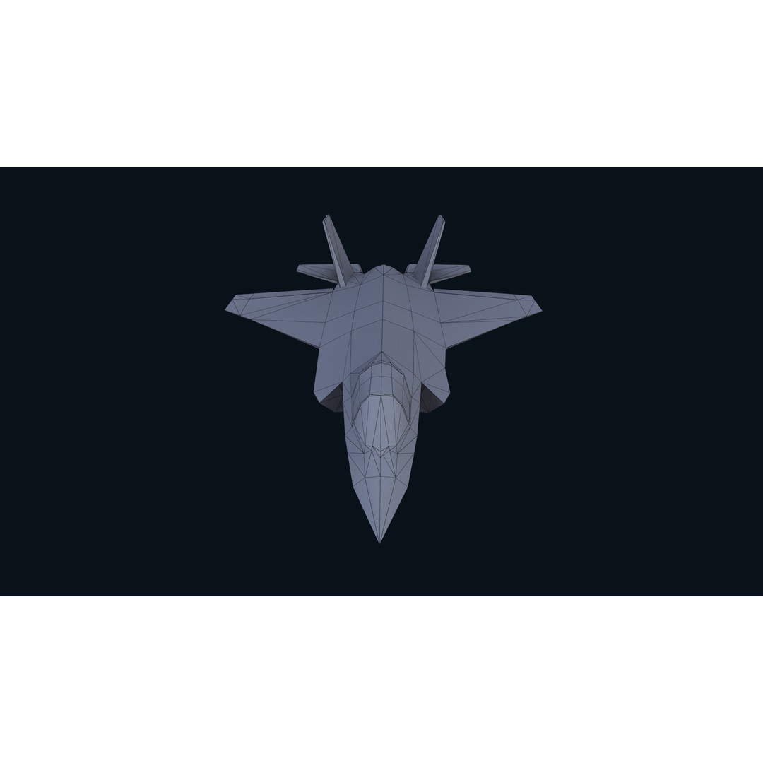 F-35 Lightning II 3D Model – Low Poly Game-Ready Aircraft, FBX - View 49
