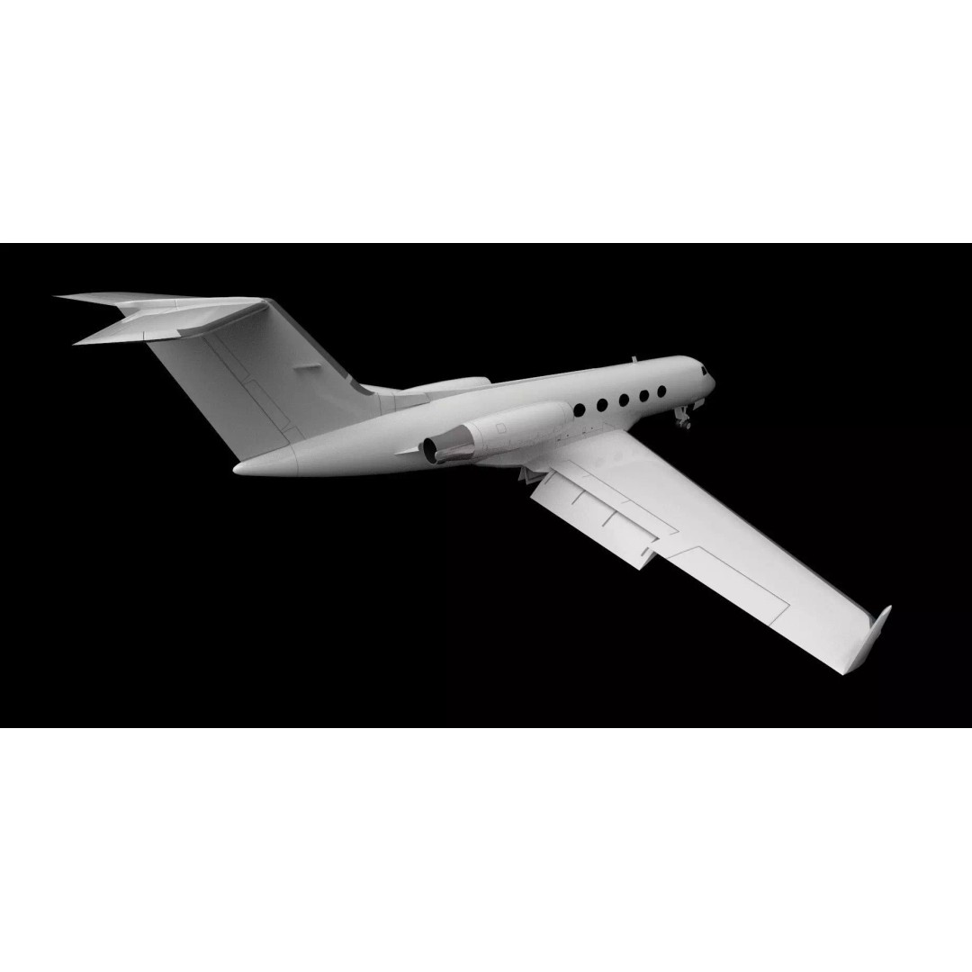 G-III Vintage Jet 3D Model – Low Poly Aircraft Asset, FBX - View 17