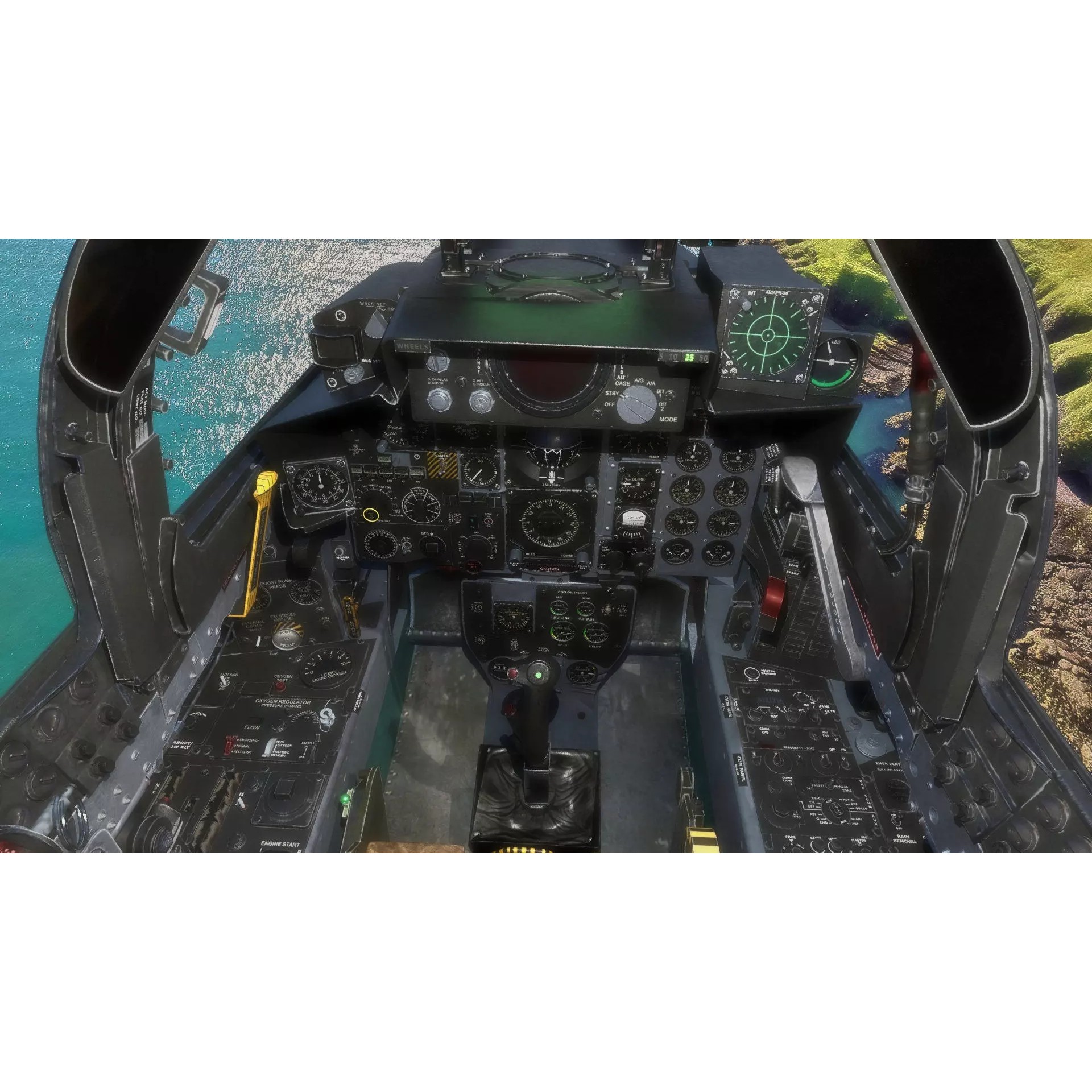 F4 Phantom 2 - Rigged Low-Poly Game-Ready 3D Model - View 47