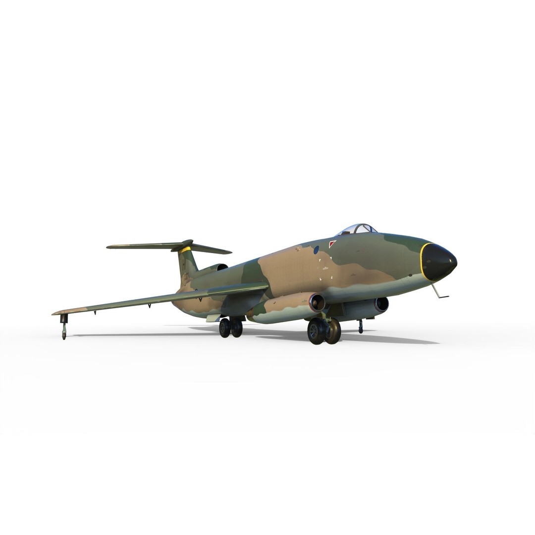 Martin XB-51 Bomber 3D Model – PBR Aircraft Asset, FBX Format - View 11