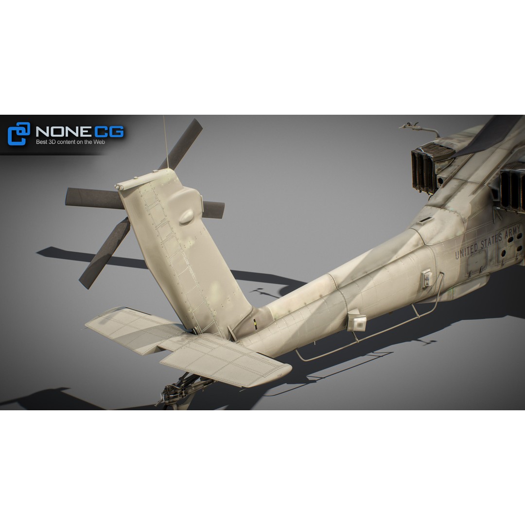 Boeing AH-64D Apache Longbow 3D Model – Realistic Helicopter with Cockpit - View 56