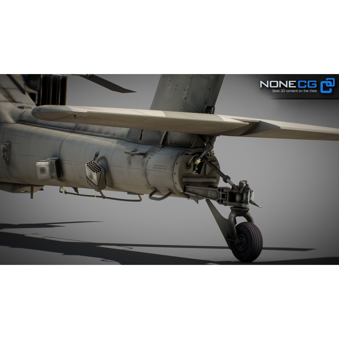 Boeing AH-64D Apache Longbow 3D Model – Realistic Helicopter with Cockpit - View 57