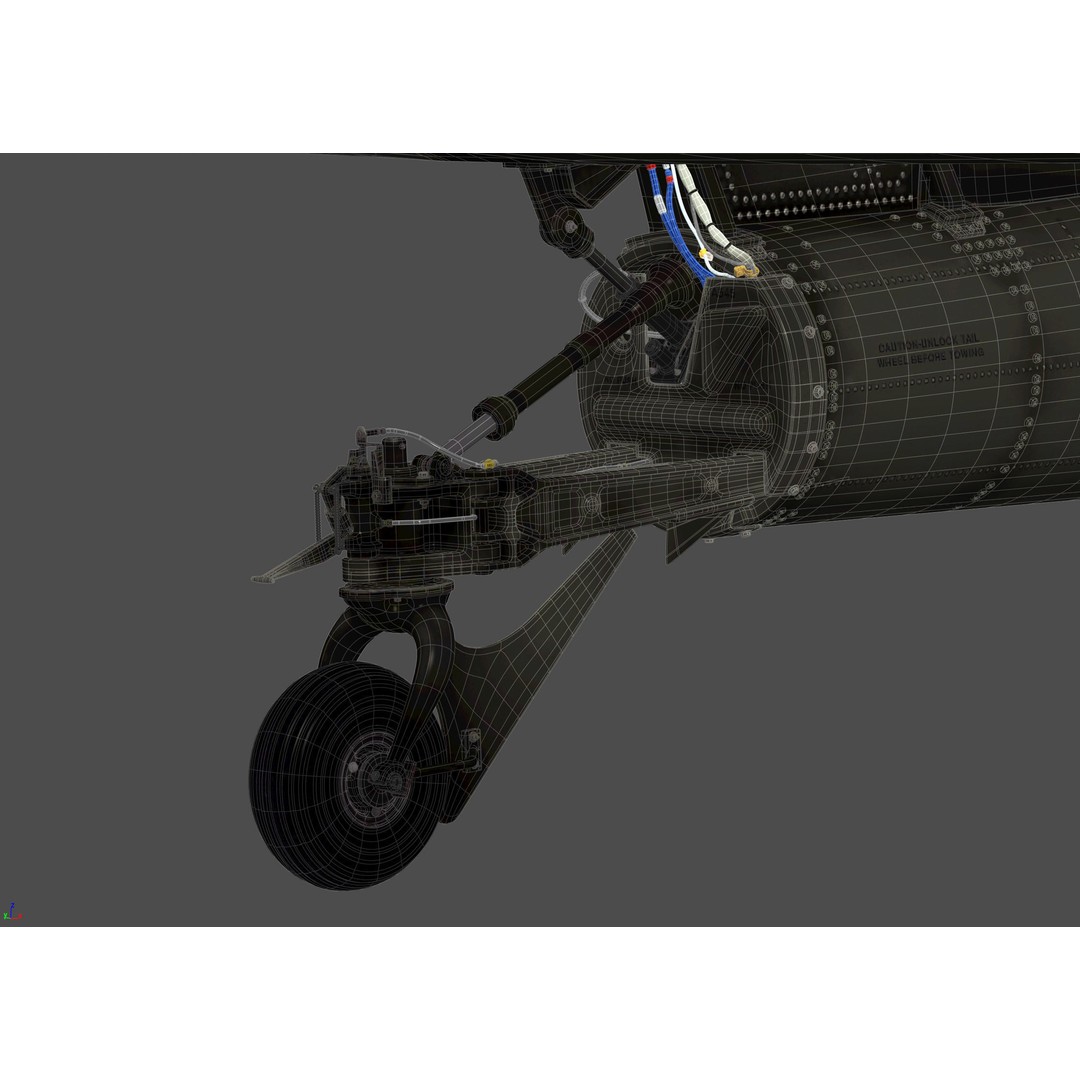 Boeing AH-64D Apache Longbow 3D Model – Realistic Helicopter with Cockpit - View 58