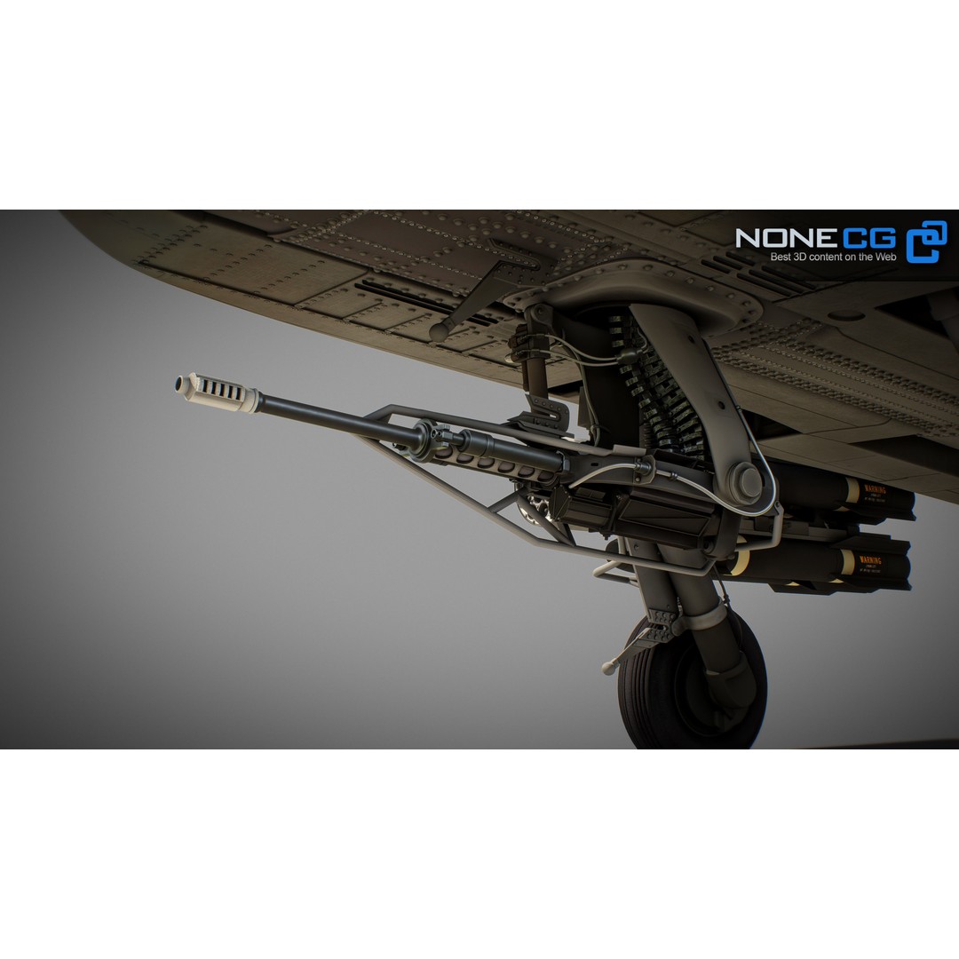 Boeing AH-64D Apache Longbow 3D Model – Realistic Helicopter with Cockpit - View 67