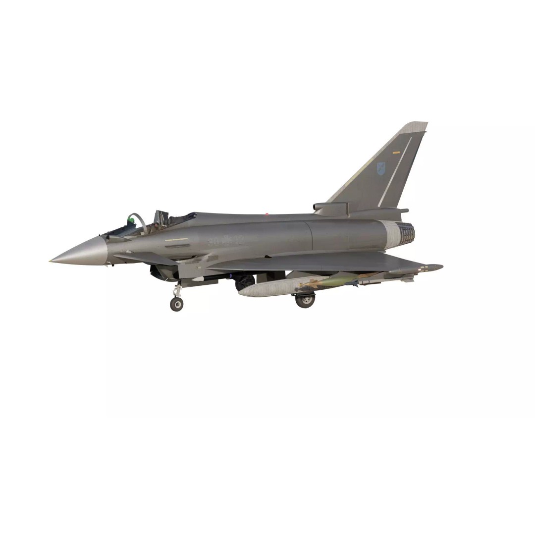 Eurofighter Typhoon 3D Model – Detailed Jet Asset for Lumion - View 2