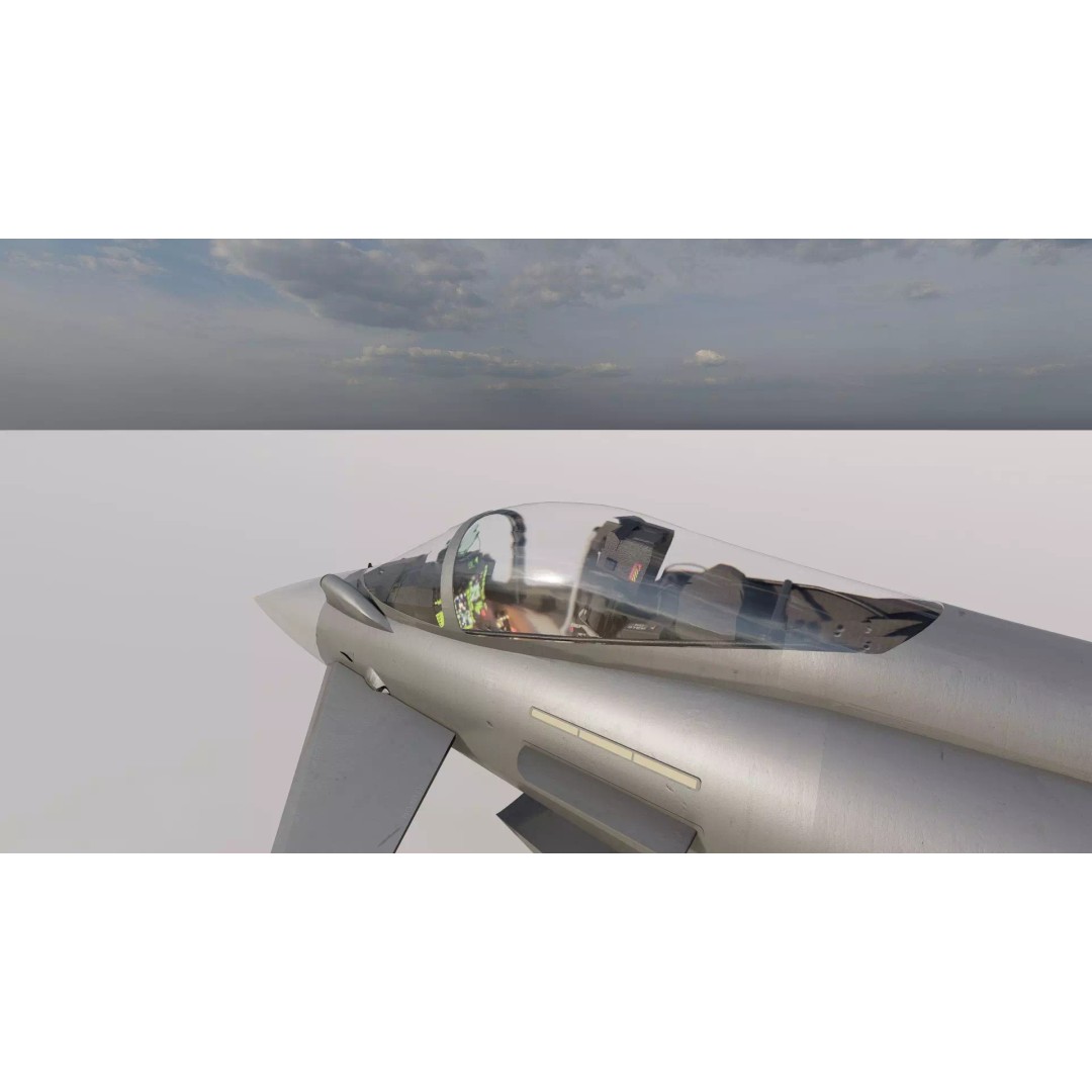 Eurofighter Typhoon 3D Model – Detailed Jet Asset for Lumion - View 20