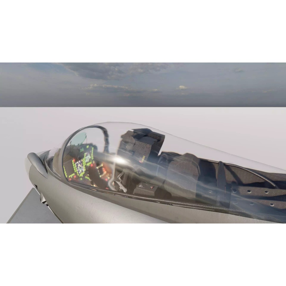 Eurofighter Typhoon 3D Model – Detailed Jet Asset for Lumion - View 21