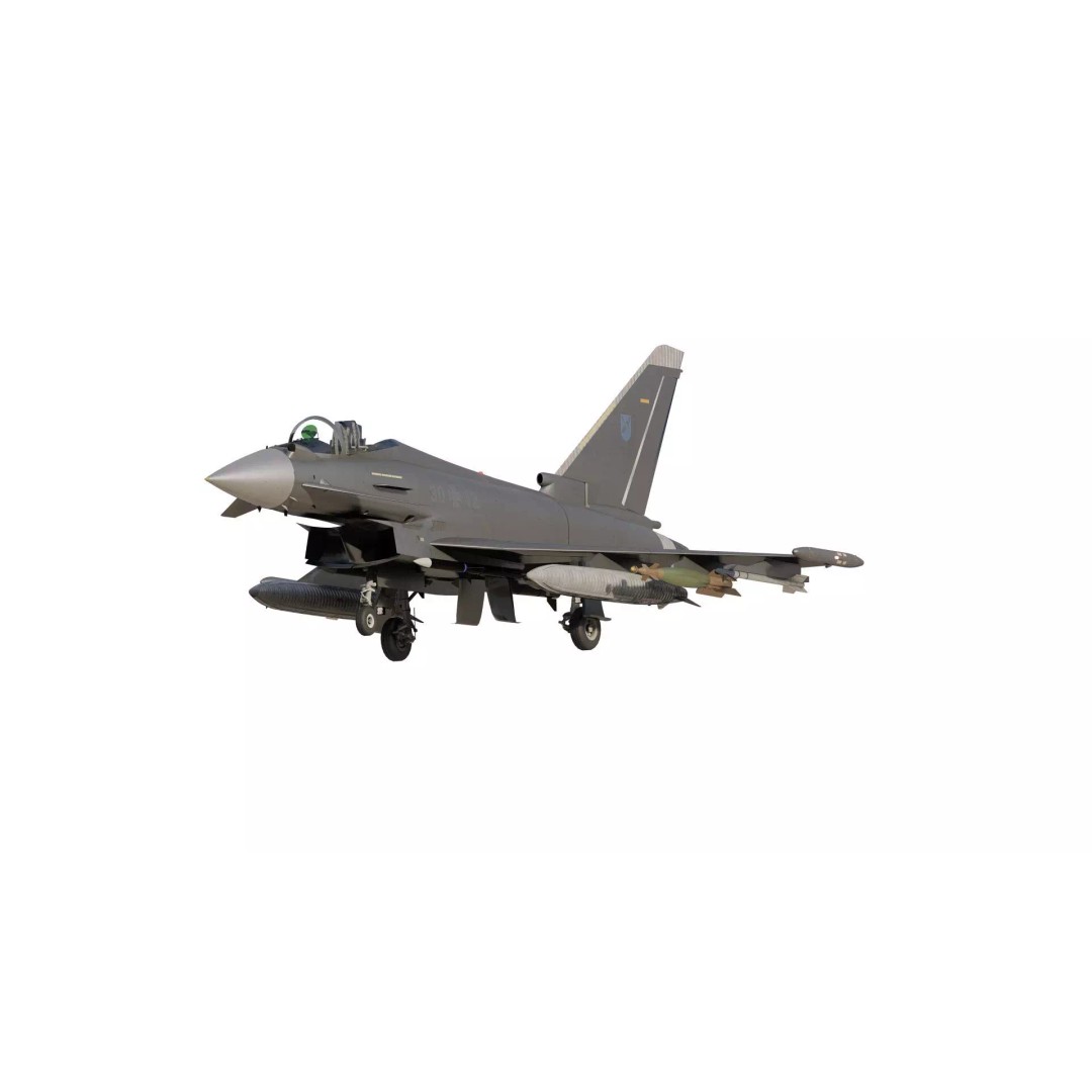 Eurofighter Typhoon 3D Model – Detailed Jet Asset for Lumion - View 3