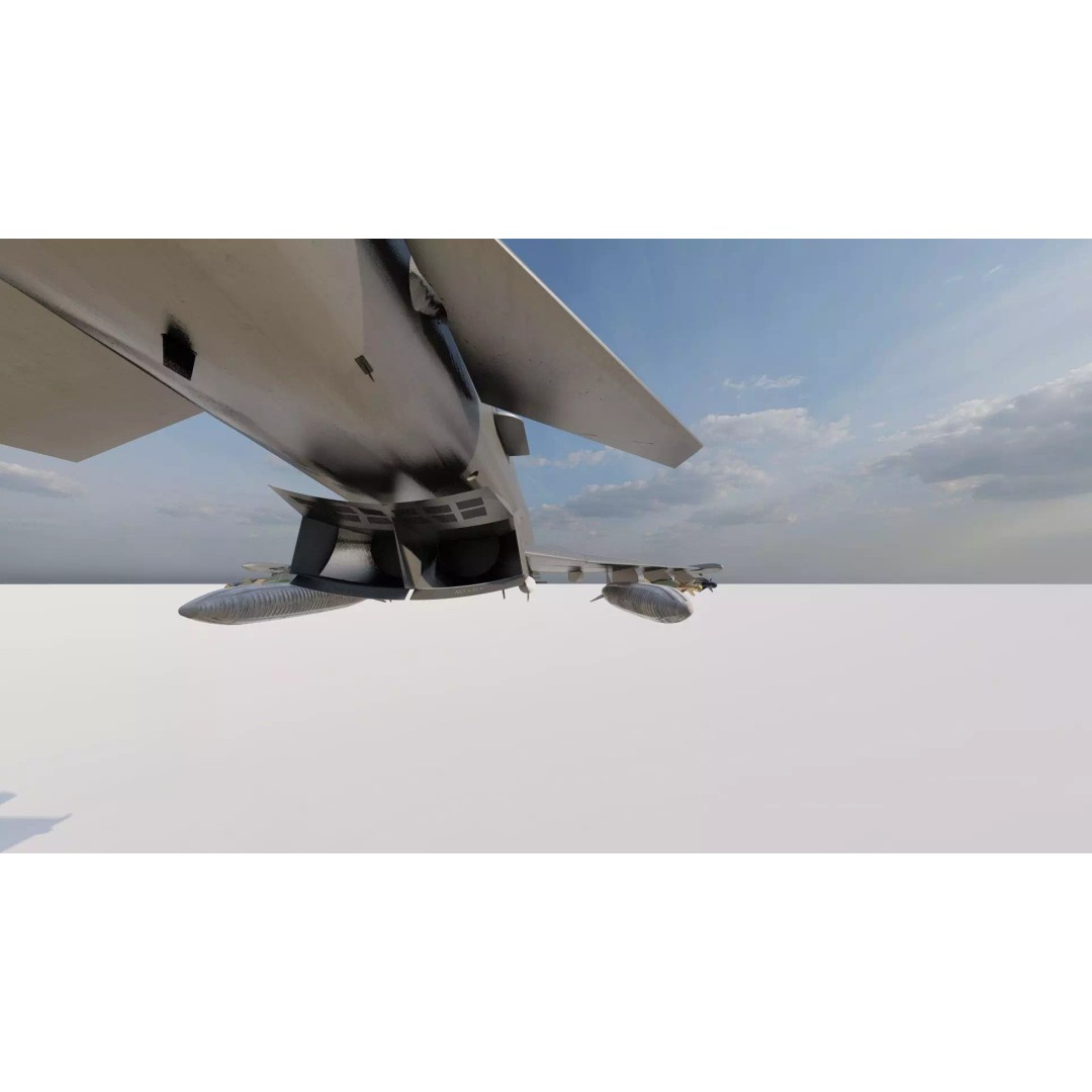 Eurofighter Typhoon 3D Model – Detailed Jet Asset for Lumion - View 31