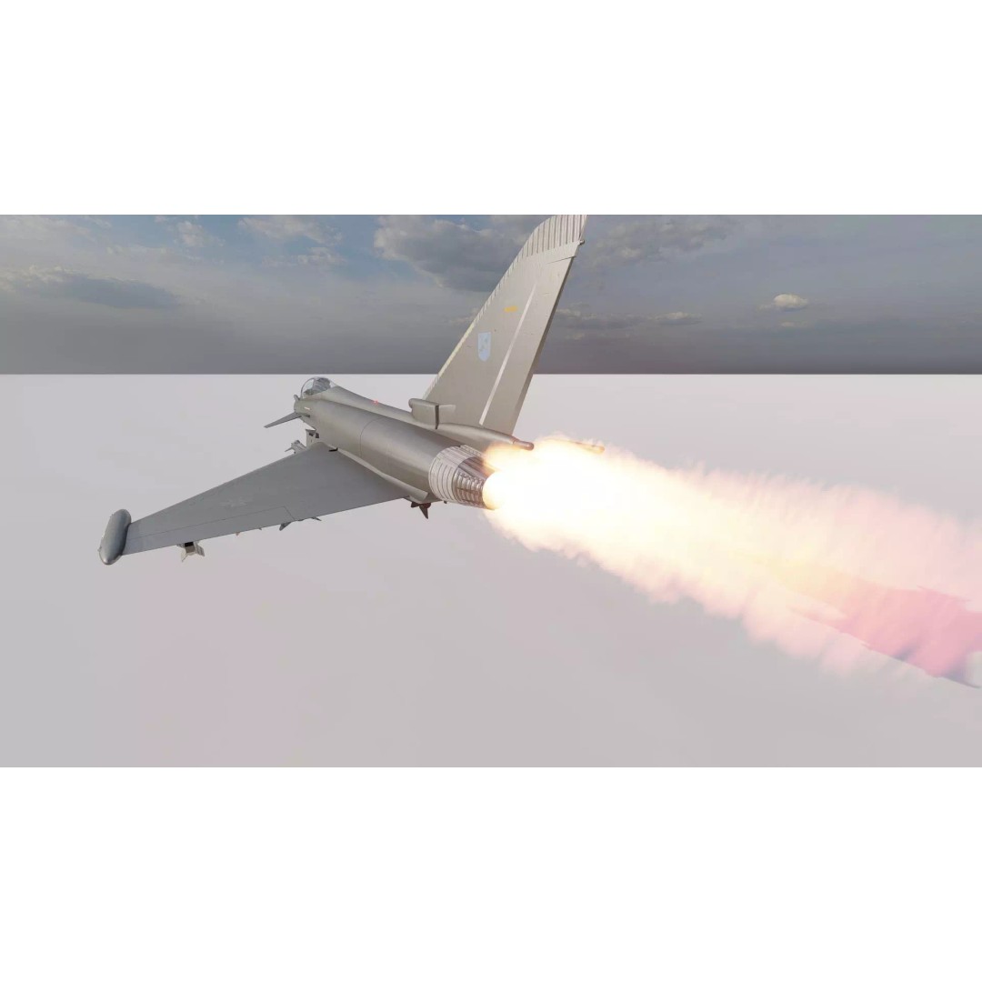 Eurofighter Typhoon 3D Model – Detailed Jet Asset for Lumion - View 34