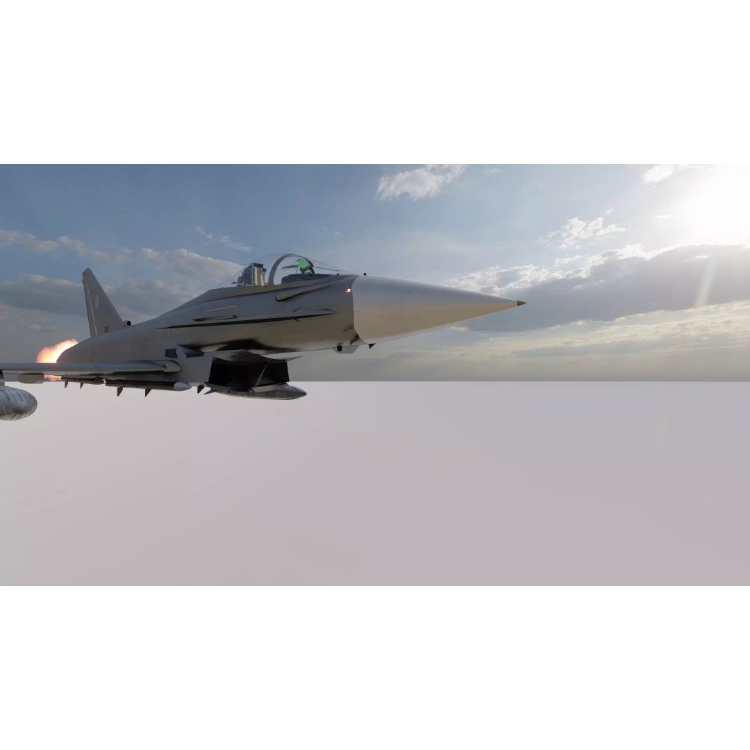 Eurofighter Typhoon 3D Model – Detailed Jet Asset for Lumion - View 37
