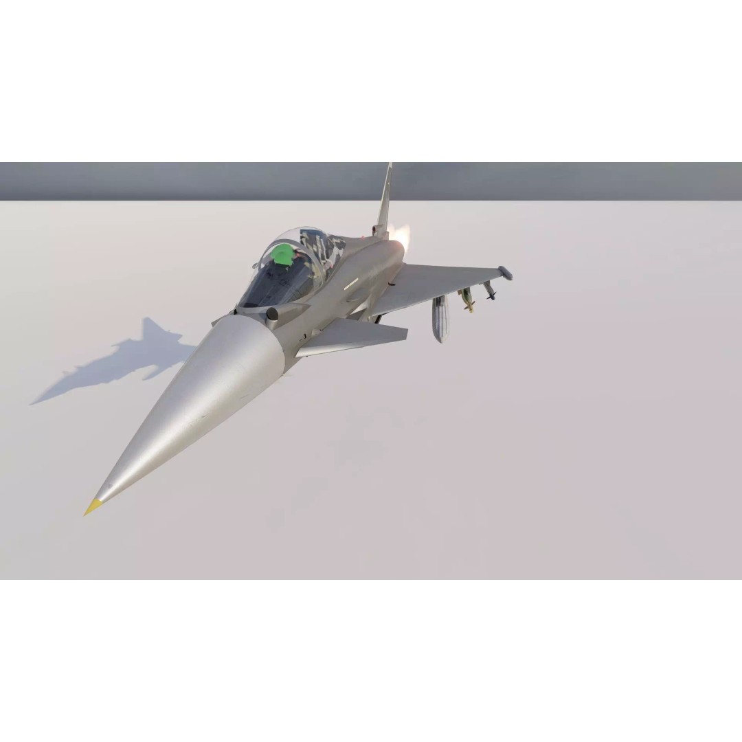 Eurofighter Typhoon 3D Model – Detailed Jet Asset for Lumion - View 38