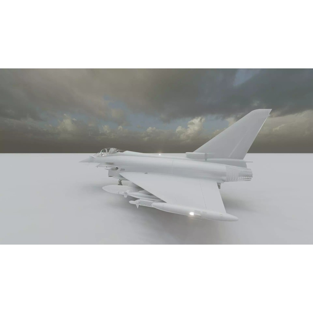 Eurofighter Typhoon 3D Model – Detailed Jet Asset for Lumion - View 41