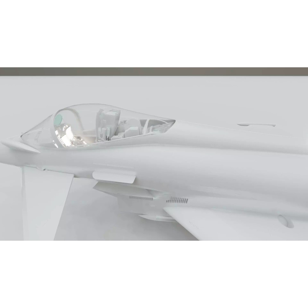 Eurofighter Typhoon 3D Model – Detailed Jet Asset for Lumion - View 43