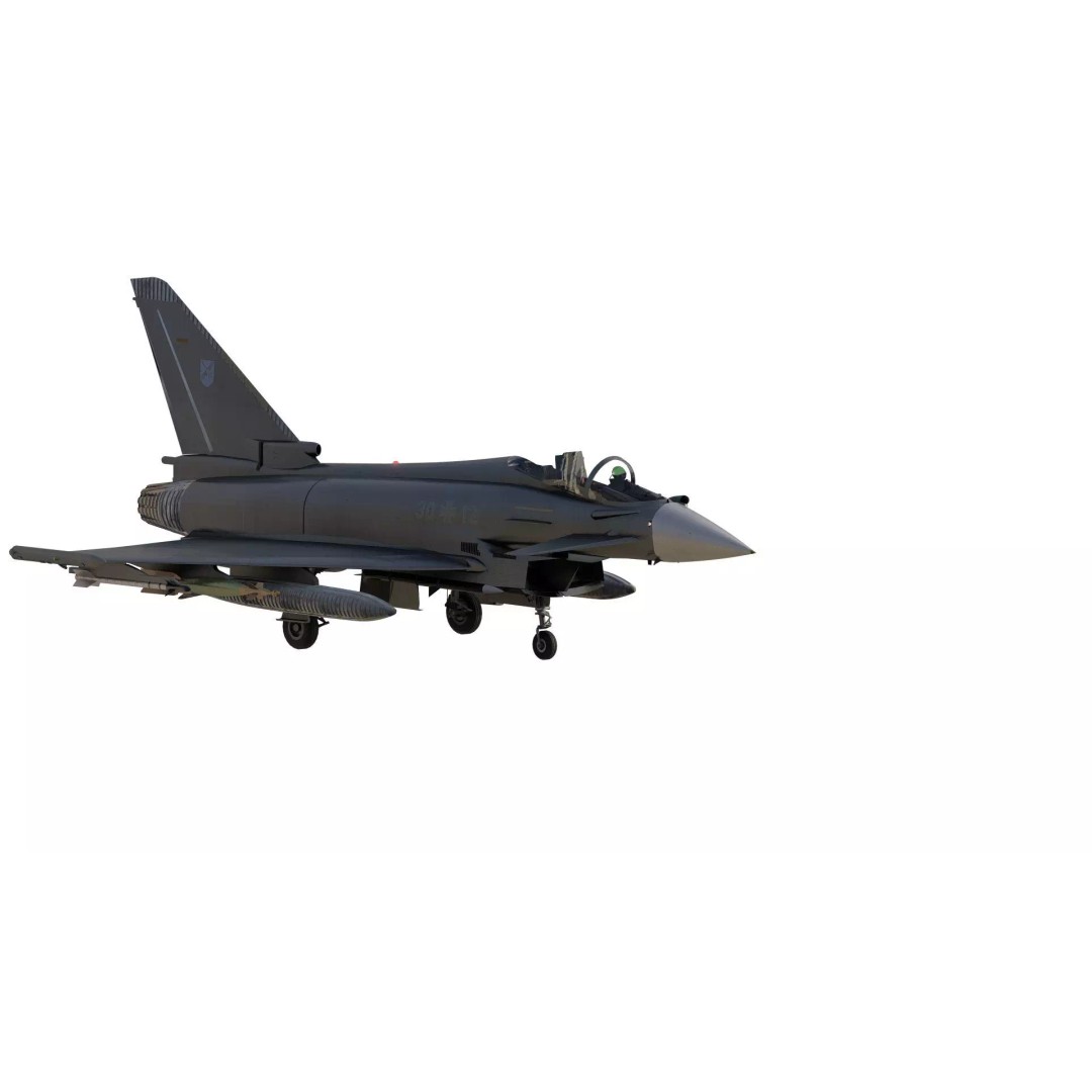 Eurofighter Typhoon 3D Model – Detailed Jet Asset for Lumion - View 5
