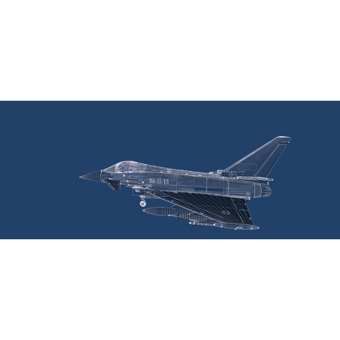 Eurofighter Typhoon 3D Model – Detailed Jet Asset for Lumion - View 50