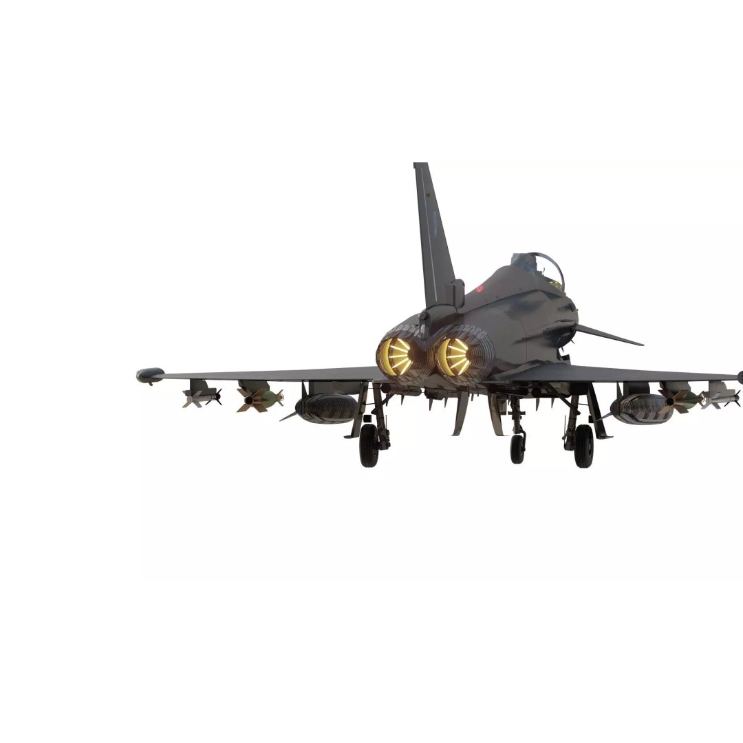 Eurofighter Typhoon 3D Model – Detailed Jet Asset for Lumion - View 7