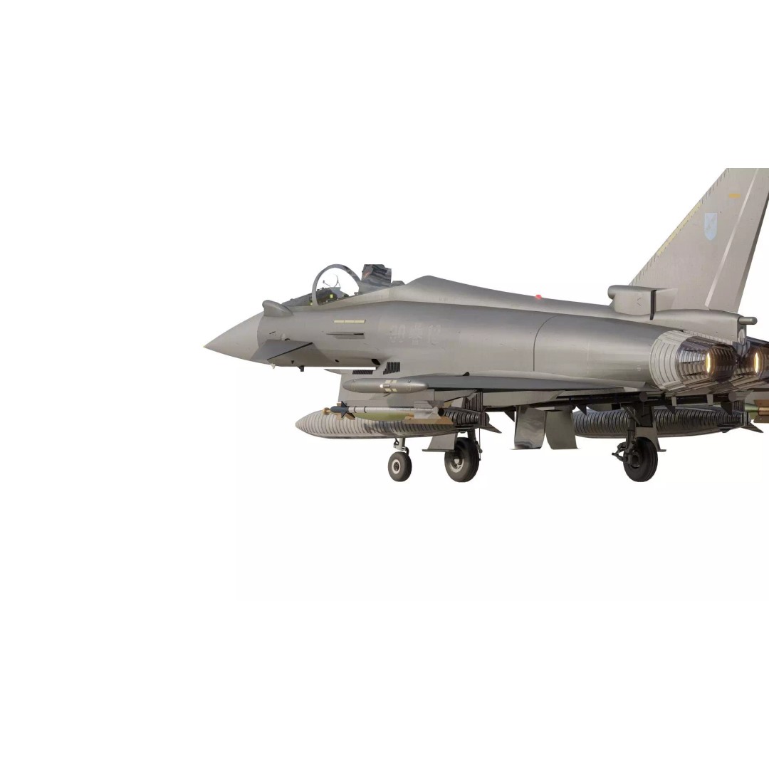 Eurofighter Typhoon 3D Model – Detailed Jet Asset for Lumion - View 8