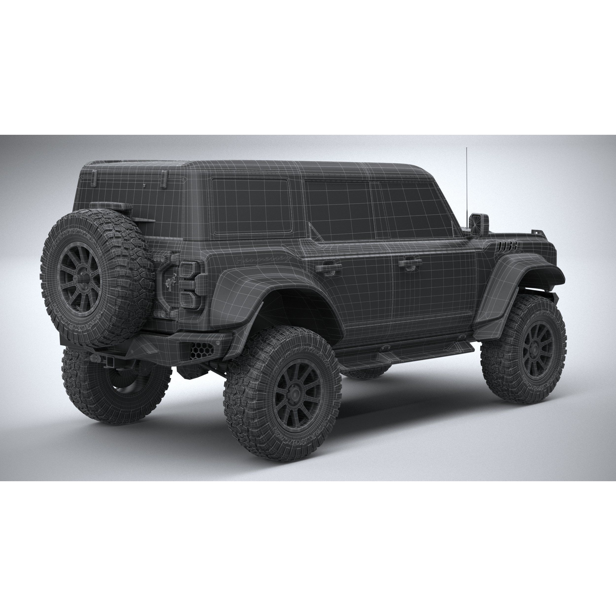 Hennessey Velociraptor 500 Bronco 2024 - High-Poly 3D Model