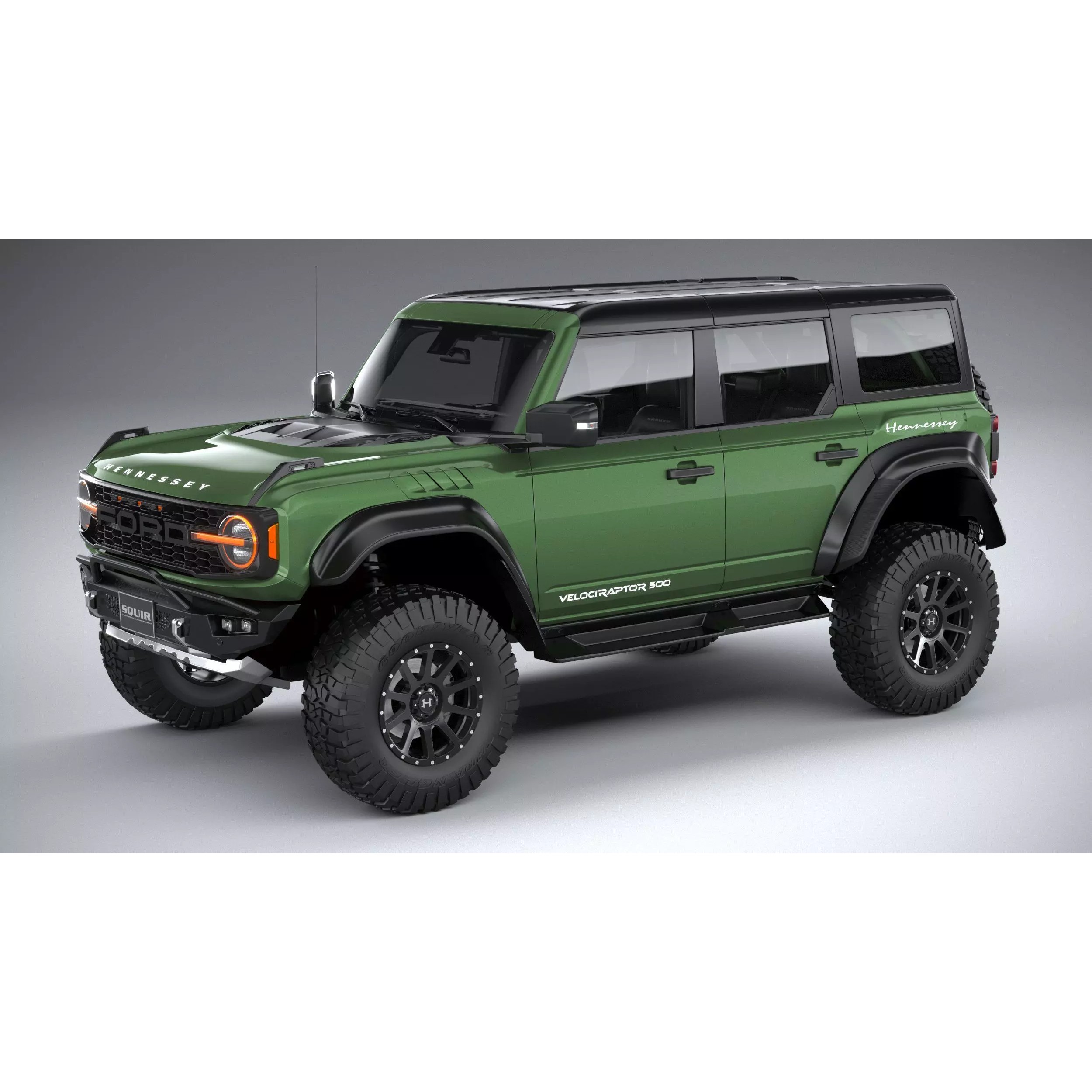 Hennessey Velociraptor 500 Bronco 2024 - High-Poly 3D Model - View 2